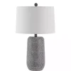 Gray & White Dots Celvin Table Lamp