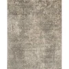 Gray and Beige Tally Textured Area Rug, 7x9