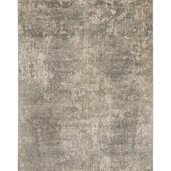 Gray and Beige Tally Textured Area Rug, 7x9