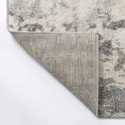 Gray and Cream Wray Modern Area Rug, 5x8