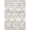 Gray and Ivory Fontana Shag Area Rug, 8x10