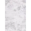 Gray and Ivory Whisper Abstract Area Rug, 8x10