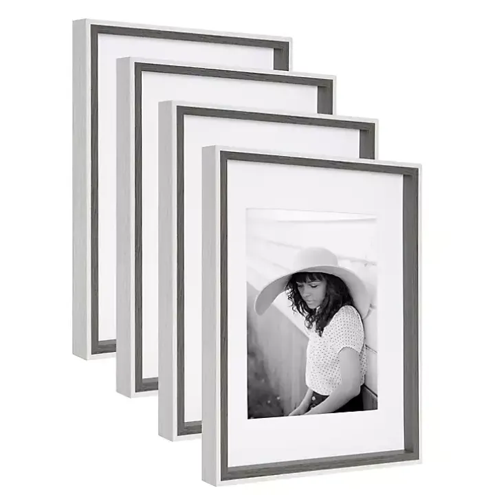 Gray and White 4-pc. Gallery Wall Frame Set