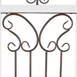 Gray Angelic Scrollwork Panel Wall Plaque