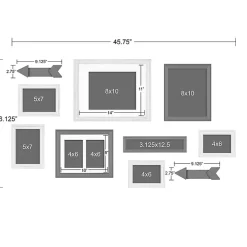 Gray Arrow 10-pc. Gallery Wall Picture Frame Set