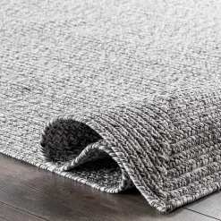 Gray Braided Lefebvre Area Rug, 12x18