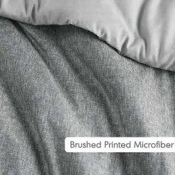 Gray Chambray 3-pc. King Comforter Set
