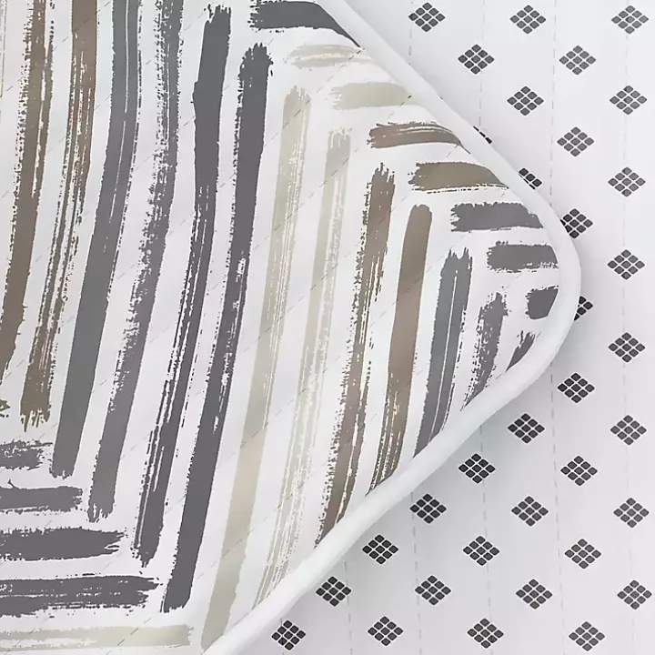 Gray Chevron Reversible 2-pc. Twin Quilt Set