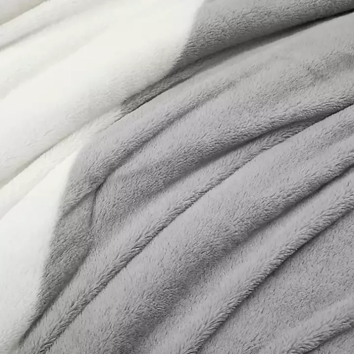 Gray Color Block 3-pc. King Comforter Set