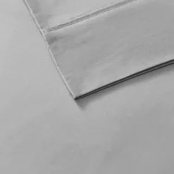 Gray Cotton Blend Sateen 6-pc. Queen Sheet Set