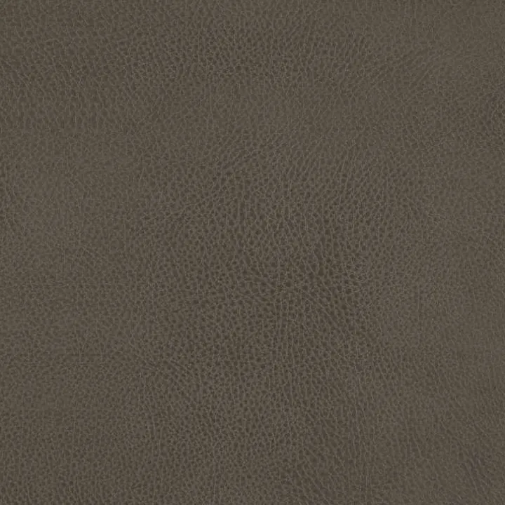 Gray Faux Leather Black Metal Accent Chair