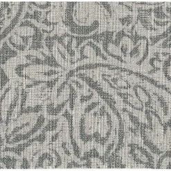 Gray Floral Parsons Dining Chairs, Set of 2