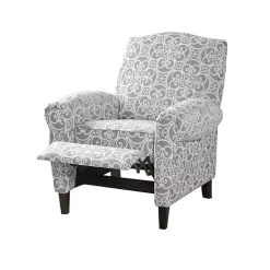 Gray Fretwork Orville Recliner