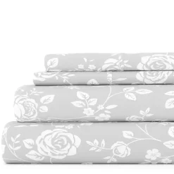 Gray Garden 4-pc. Queen Sheet Set