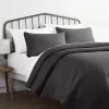 Gray Herring 3-pc. Queen Quilted Coverlet Set