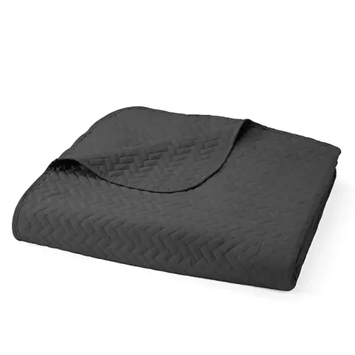 Gray Herring 3-pc. Queen Quilted Coverlet Set