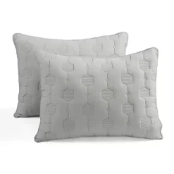Gray Hexagon Honeycomb 3-pc. Cali King Quilt Set