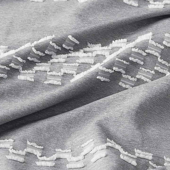 Gray Jacquard 5-pc. Full/Queen Comforter Set