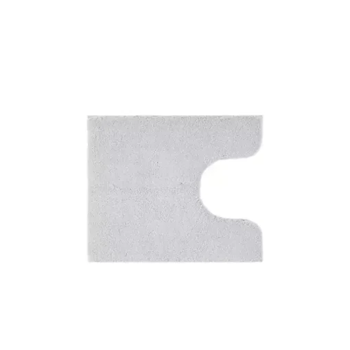 Gray Marshmallow Contour Bath Mat, 24 in.