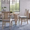 Gray Natural Wooden Sonoma Dining Chairs, Set of 2