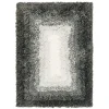 Gray Ombre Border Bath Mat, 2x3