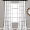 Gray Ombre Stripe Curtain Panel Set, 95 in.