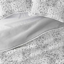 Gray Patchwork Reversible 3-pc. Queen Quilt Set