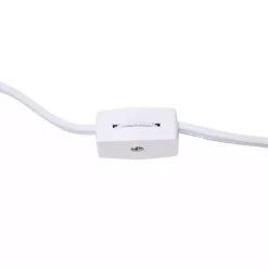 Gray Purled Ceramic Table Lamp