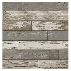 Gray Reclaimed Wood Peel & Stick Wallpaper
