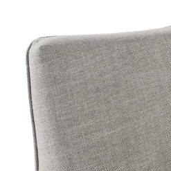 Gray Skirted Swivel Martha Stewart Accent Chair
