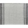Gray Striped Border Area Rug