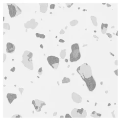 Gray Terrazzo Stone Bath Mat