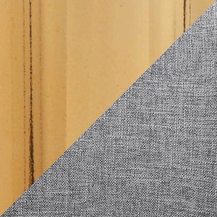 Gray Torino Gold Leg Counter Stools, Set of 2