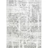Gray Vintage Distressed Area Rug, 12x18