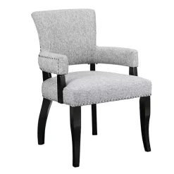 Gray Warms Nailhead Trim Dining Chair