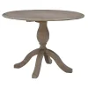 Gray Wash Drop Leaf Dining Table