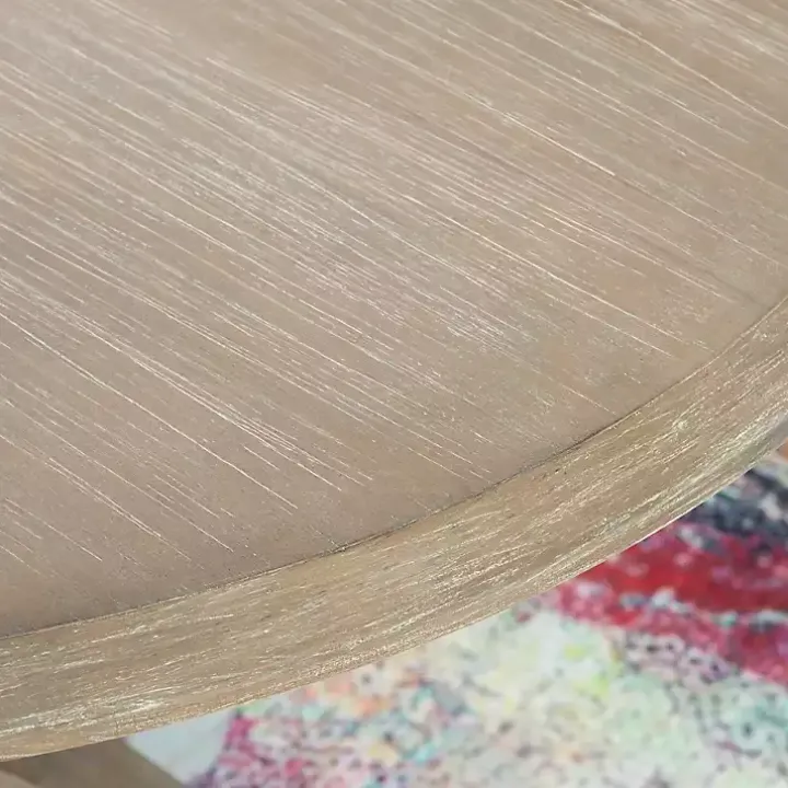 Gray Wash Drop Leaf Dining Table