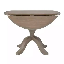 Gray Wash Drop Leaf Dining Table