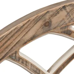 Gray Weathered Arch Wood Wall Plaque