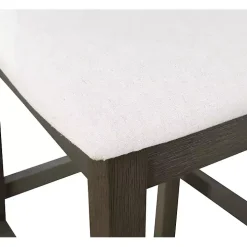 Gray Wilbur Cane Back Counter Stools, Set of 2