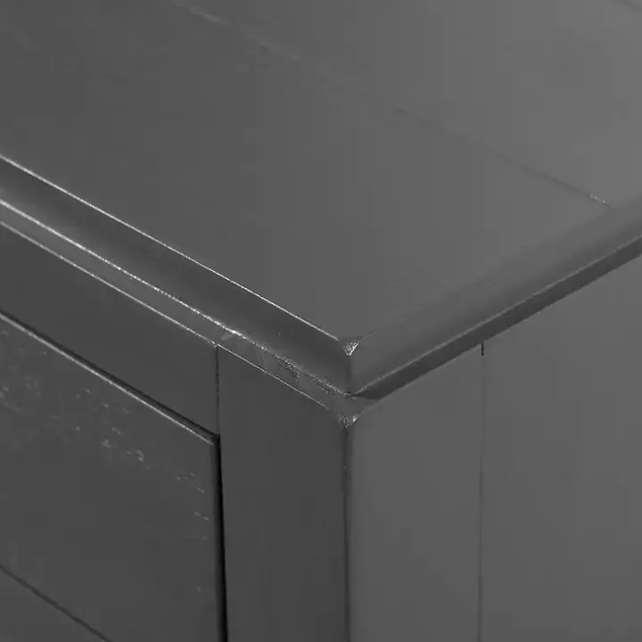 Gray Wood 2-Drawer Layla Console Table