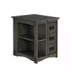 Gray Wood Parnell Storage Accent Table