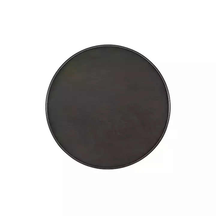 Gray Wood Spindle Side Table