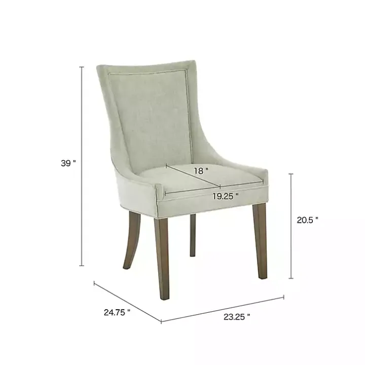 Green Madison Park Ultra Dining Chairs, Set of 2