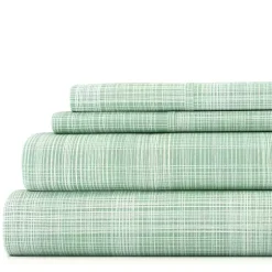 Green Soft Thatch 3-pc. Twin Sheet Set