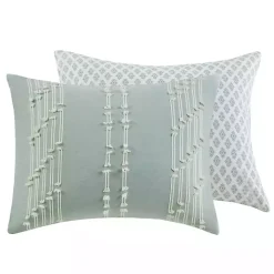 Green Stripe Diamond California King Comforter Set