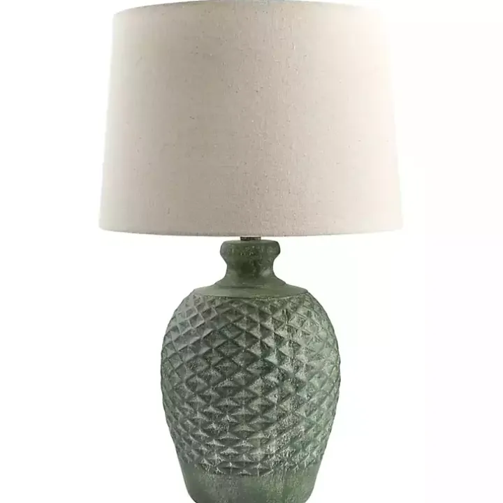 Green Yosemite Textured Table Lamp