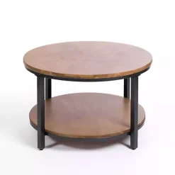 Hayden Wood and Gunmetal Coffee Table