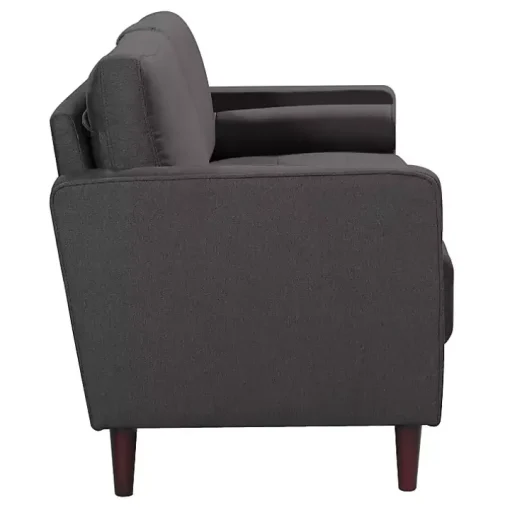 Heather Gray Chelsea Modern Loveseat