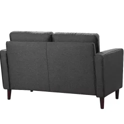 Heather Gray Chelsea Modern Loveseat